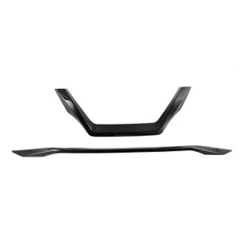 Trim Illusion Tape On Gloss Black Front Grille Car Grill Trim Cover Insert Overlay Guard Compatible with Nissan Maxima 2019-2023, ABS6825BLK