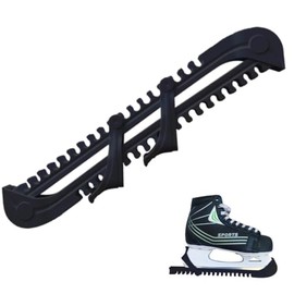 CHUANGOU Ice Skate Protection, Adjustable Ice Skate Protection, for Adults, Figure Skating Shoes (Black)