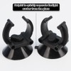 12-Pack Multi-Use Aquarium Suction Mounts , 2.5cm Secure Clips ,