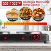 Wilytyres Electric Hot Plate, 2000W Infrared 2 Burner, Portable Dual