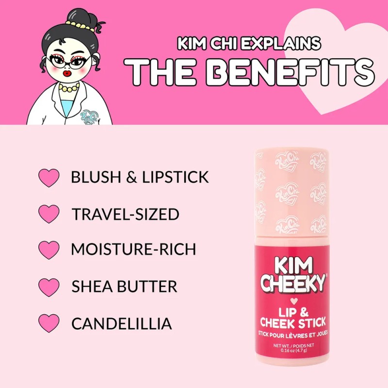 Rubor En Barra Para Mejillas Y Labios Kimcheeky Kimchi Chic