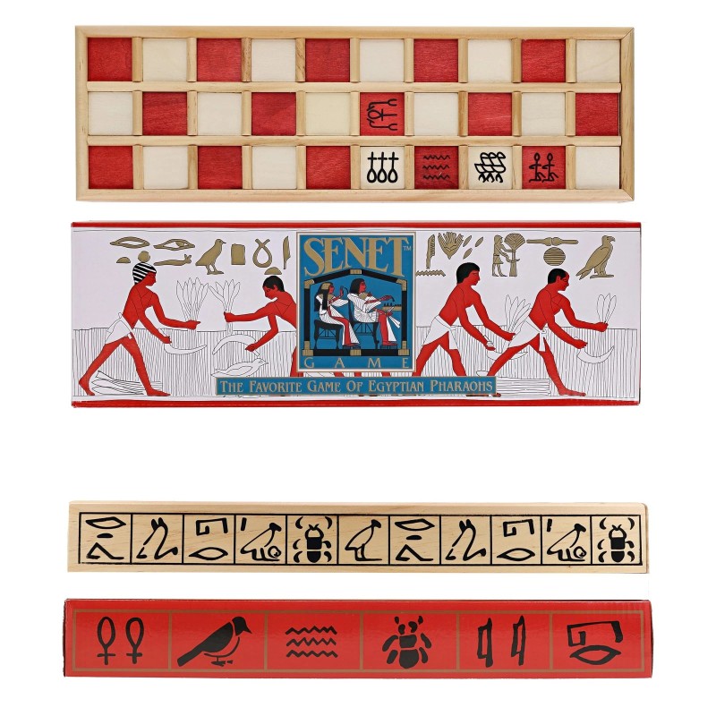 We Games Senet Egyptian Board Game – Handcrafted Solid Wood