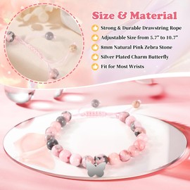 Nexoluxa 7 Year Old Girl Birthday Gifts Butterfly Braclets Gifts for 6 7 8 9 10 Year Old Girls Gifts Little Granddaughter 6-8/8-12 Gifts Jewelry Niece Teens Girls with Message Card - 7 Year