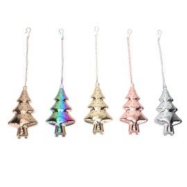Angoily 6pcs Stainless Steel Tea Filters Christmas Tree Shape Loose Leaf Tea Infuser Strainers Reusable Interval Diffuser for Loose Leaf Tea and Spices Seasonings