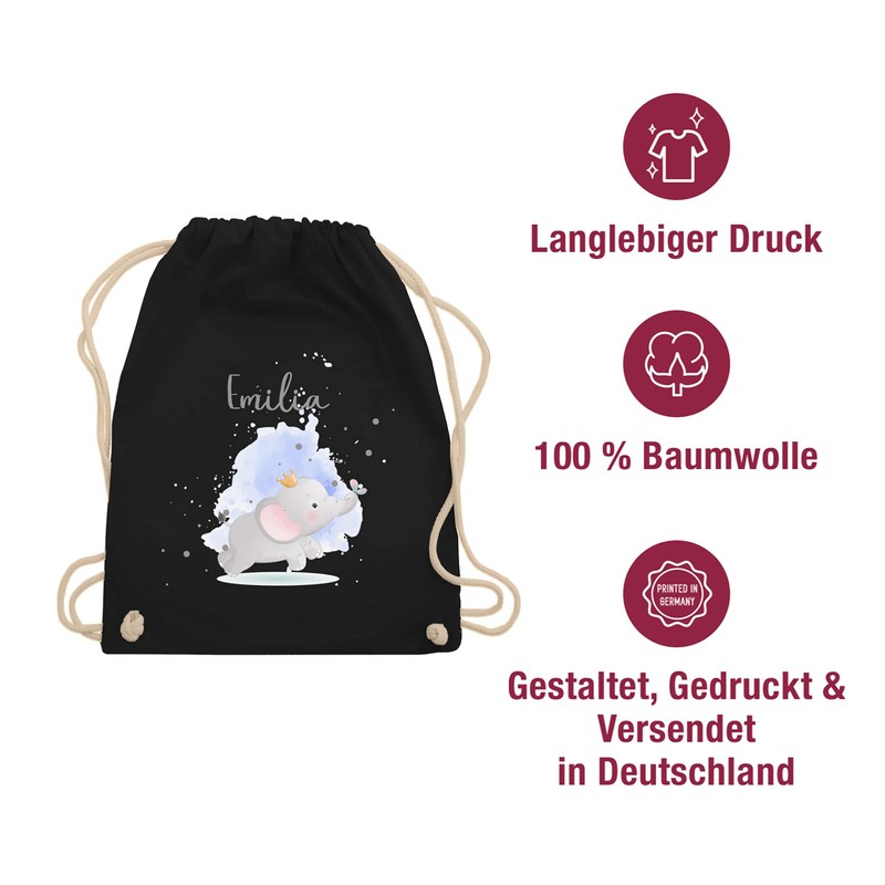 Geschenk mit Namen personalisiert by Shirtracer - Gym Bag Backpack