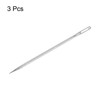 sourcing map 3PCS Upholstery Needle Large Eye Extra Long 4in