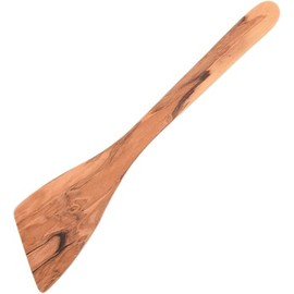 Bérard Pfannenwender schräg | Küchenhelfer Olivenholz | strapazierfähig und langlebig | 30 cm | Pfannenwender Holz mit individueller Maserung | Holz Kochbesteck handgemacht