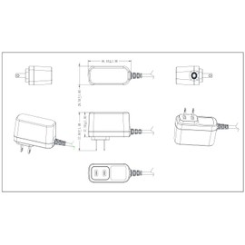 Original Nixplay Power Adapter (12V 1A) for The Nixplay Digital Picture Frame. 12V 1A