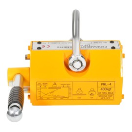 Abrillvt Steel Magnetic Lifter Heavy Duty Crane Hoist Lifting Magnet 400 KG,880LB