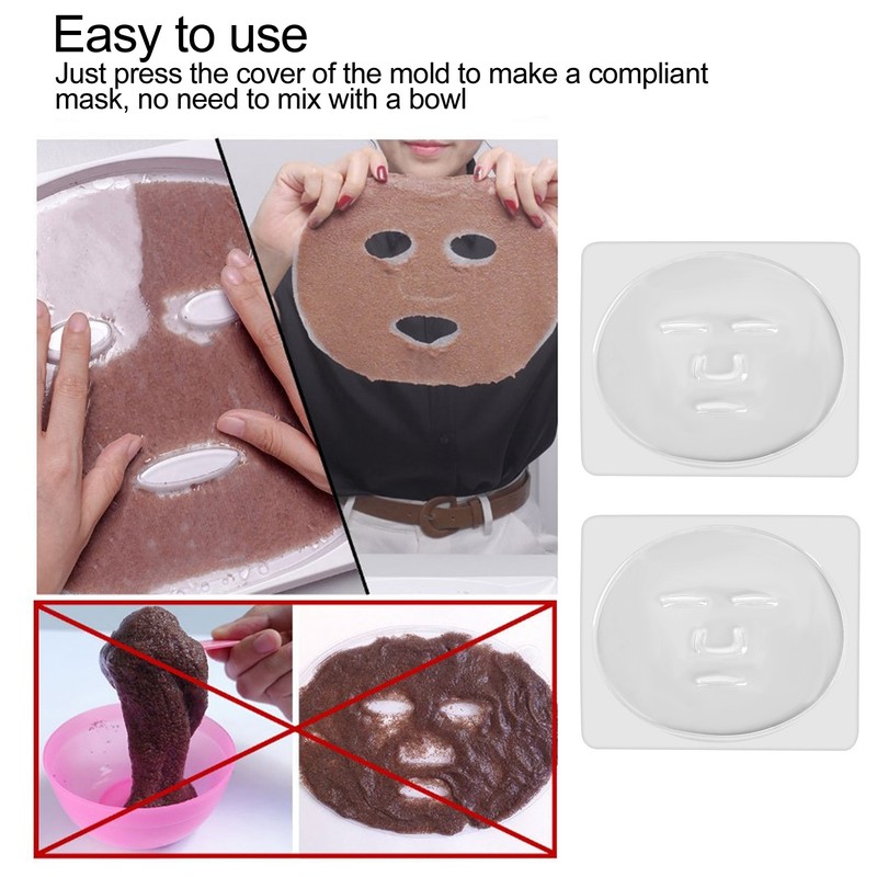 10pcs Mask Making Mold Reusable Facial Mask Maker Plate Thicken