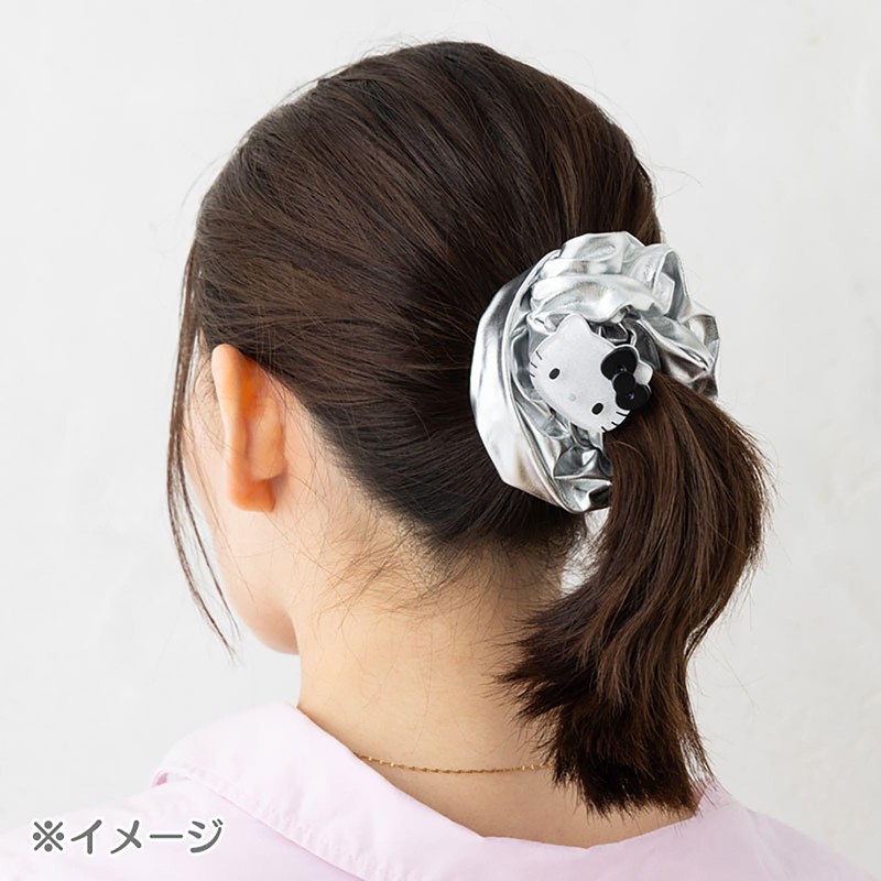 Sanrio 159361 Scrunchie My Melody Polyester, ABS Metallic Fabric, For
