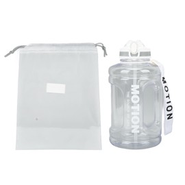 1500ml Large Capacity Sports Water Bottle Portable Scale Marking Poping Cover Straw Cup Outdoor Fitness Water Storage Bottle White