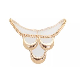 Unbranded Women Gold Metal Chain Western Boot Bracelet Shoe Anklet Bling Chic Moon Charm