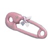 12 Large Diaper Pins Baby Shower Favor 4.5" Long Pink