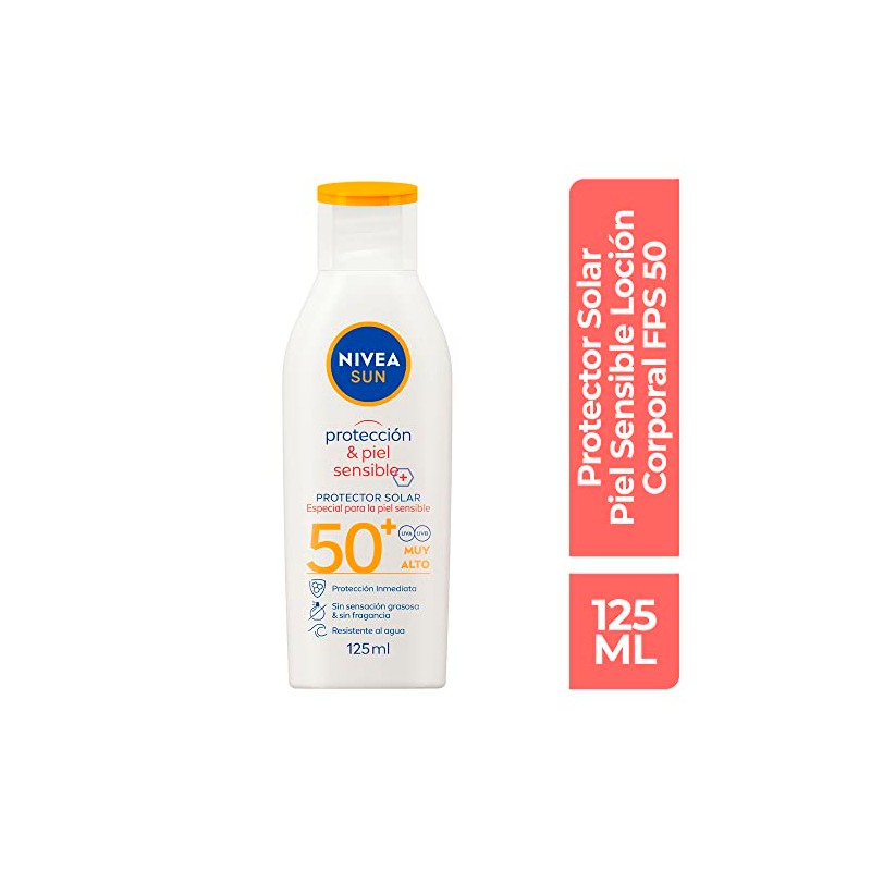 Protector Solar Corporal NIVEA SUN Protección & Piel Sensible FPS