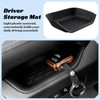 CARFIB Driver Storage Box Organizer Mat Fit for Toyota RAV4