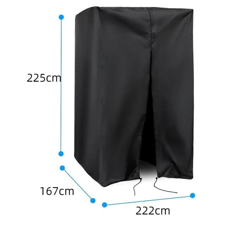 Squat Rack Cover, Waterproof Outdoor Gym Equipment Covers with Zipper