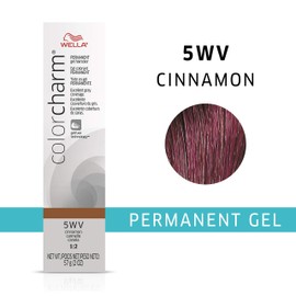 Wella Color Charm Permanent Gel Hair Color for Gray Coverage 5WV Cinnamon