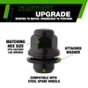 DPAccessories Lug Nuts Compatible with 2025 Toyota Camry | Black