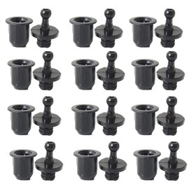 UtySty 12 Pairs Speaker Grill Guide Pegs Kit Snap Fastener Fixing Buckle Sound Box Net Cover Frame Body Socket Button Peg Clips Audio Mesh Enclosure Dust Screen Speakers DIY Replacement Parts