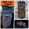 WELKINLAND Heavy-Duty Waxed Canvas Tool Roll, 7-Pockets Tool Wrap Roll,