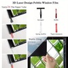 Starlit Patio Green Mosaic Window Film Glass Tile Style Static