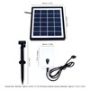Ground Plug Type Solar Oxygen Pump Weather Resistant Solar Powered