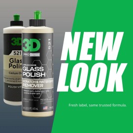 3D Glass Polish – Cerium Oxide, Scratch Remover, for Car Windows...