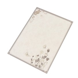 Anneome 40PCS envelope set stationery paper old looking paper vintage drawing paper flowers lining writing paper horizontal grid Writing Paper write a letter Invitations antique