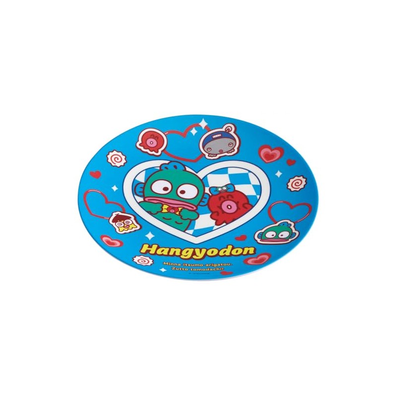 Skater MPL20P-A Melamine Plate, 7.9 inches (20 cm), Sanrio Hangyodong,