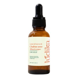 Aceite de Hueso de Chabacano Albaricoque Hidratante Nutritivo Puro Facial y Corporal No comedogenico Hebbe Cosmetics & Ludika 100ml