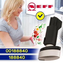 Button for controlling function and position of the temperature of the oven with the original code 00188840 188840 for Neff - Made in Germany MONTERAL