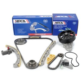MOCA Timing Chain Kit Water Pump Compatible with 2002-2004 for Honda Civic SiR 2.0L & 2002-2005 for Honda Civic Si 2.0L & 2002-2006 for Acura Rsx 2.0L, Eng Code "K20A3"