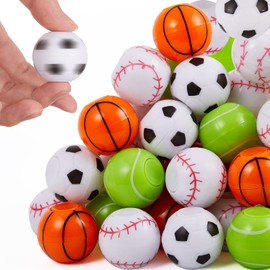 SCIONE 36pack Sports Ball Party Favors for Kids 4-8 8-12 Fidget Spinner Soccer Balls Baseball Goodie Bag Pinata Stuffers Treasure Box Toys for Classroom Prizes Return Gifts for Kids Christmas Party