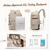 GOLF SUPAGS Rolling Backpack for Women 17 Inch Convertible Travel