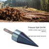 Firewood Split Drill Bit Square Shank BluePlated Screw Cone Head