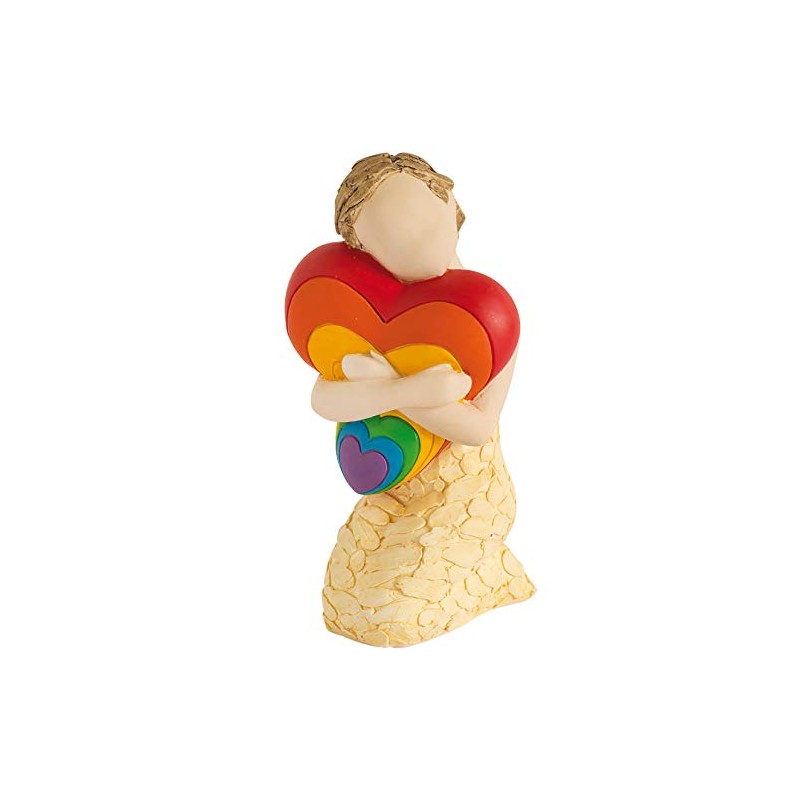 More Than Words A Hug Of Love Rainbow Figurine 9615