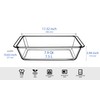 Deep Clear Glass Baking Dish, Rectangular Tempered Glass Baking Pan,