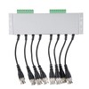 QANYEGN 8Ch HD Bnc Male to UTP Cable Transceiver Adapter,