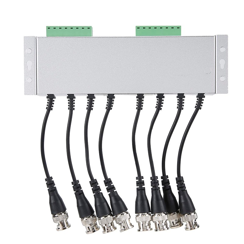 QANYEGN 8Ch HD Bnc Male to UTP Cable Transceiver Adapter,