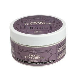 Posh Chalk PCTE017 Smart Texturizer 200ml - Create 3D Effects - DIY Craft, Furniture + Upcycling - Sand, Paint, Wax + Glaze - Glass, Metal, Ceramic, Stone, Wood + Fabric - Glossy Finish+UV Filter