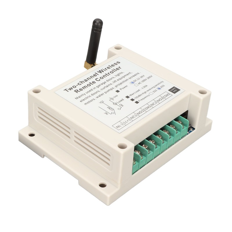 Wireless Remote Control Switch Relay 2CH Controller Receiver Transmitter 433Mhz