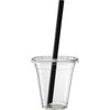 ELEGANT DISPOSABLES Crystal Clear PET Cups With Flat lids for