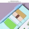 A6 PU Notebook Binder with Transparent Card Pocket Magnet Clasp