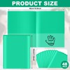 48 Pack Take Home Folder Parent Teacher Communication Folders -Heavy