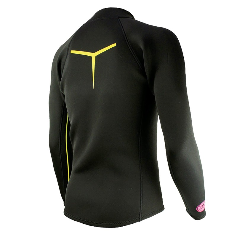 TUSA Sport Mens 2mm Neoprene Wetsuit Top, X-Large, Black