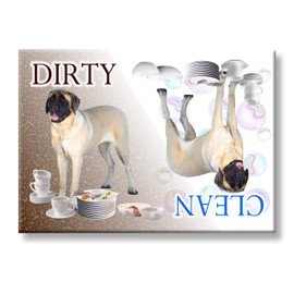 Mastiff Clean/Dirty Dishwasher Magnet No 2