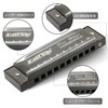 East Top Harmonica, Beginner, Blues Harmonica, C-tone, 10 Holes, 10