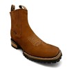 The Western Shops Mens Leather Square Toe Western Ankle Boot