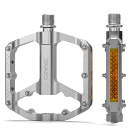 Bike Pedals - 9/16" Bicycle Pedals Platform - 3 Sealed Bearing MTB Pedals, Lightweight Plat Pedals for Road Mountain BMX MTB Bike
